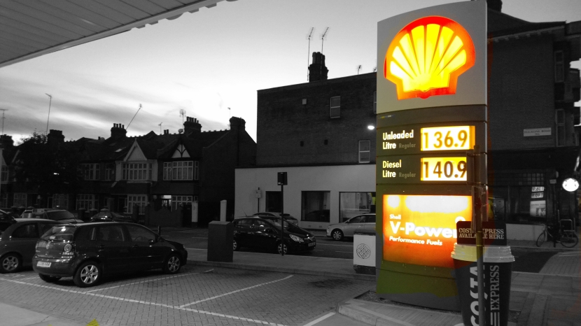 Shell garage, altered using Creative Studio (Nokia Lumia 1020)